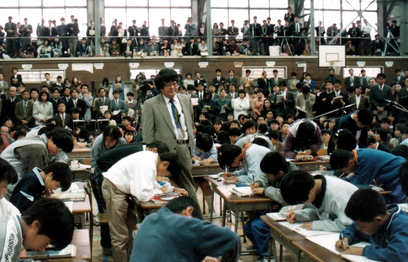 新潟県中条小学校での「環境」の公開授業（1994）