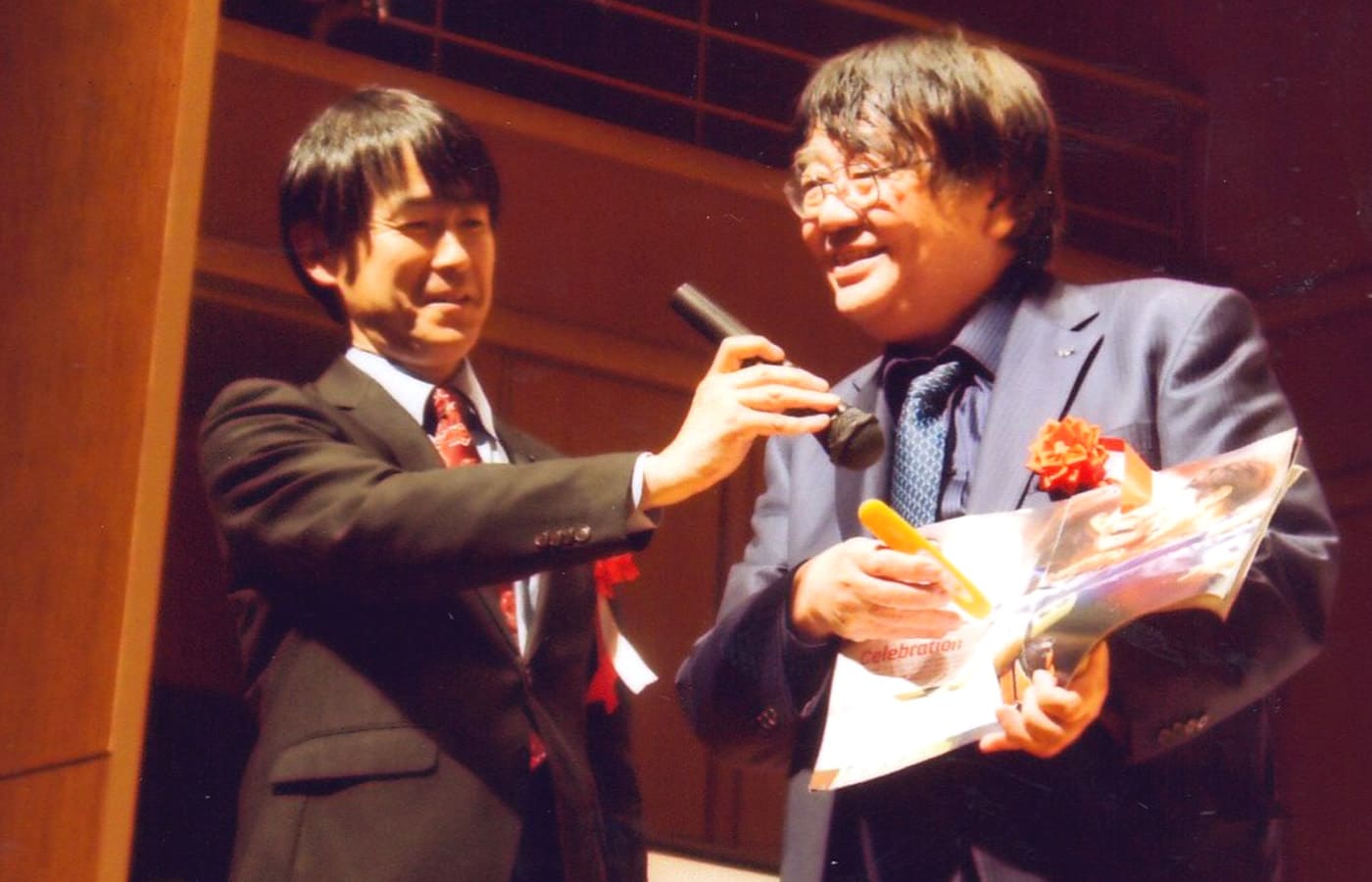 TOSS新代表の谷和樹氏と（日本教育技術学会神戸 2014）